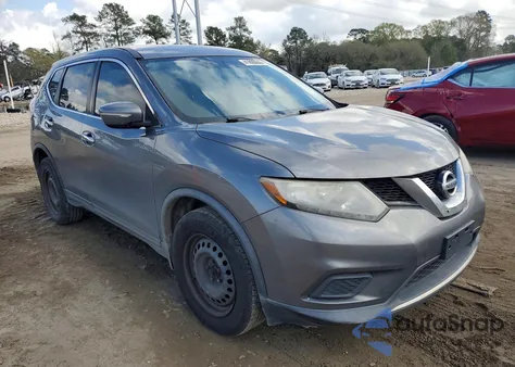 2015 Nissan Rogue S из США, поврежденный, VIN KNMAT2MT9FP540815